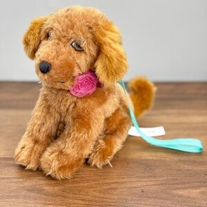 AMERICAN GIRL Tenney Grant Plush Dog WAYLON Golden Retriever Pet 7" 2016 DVM02
